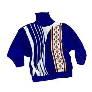 Handmade vintage Christmas Y2K eclectic all over print hippie chunky artsy​